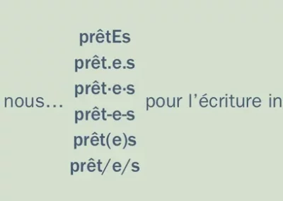 Une formation sur l’écriture inclusive